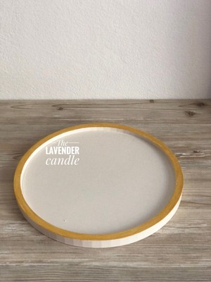 The Lavender Candle Gold Detaylı Set