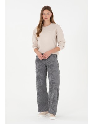 U.S. Polo Assn. Kadın Gri Eşofman Altı 50294639-VR024