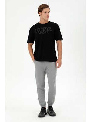 U.S. Polo Assn. Erkek Gri Melanj Eşofman Altı 50289061-VR086