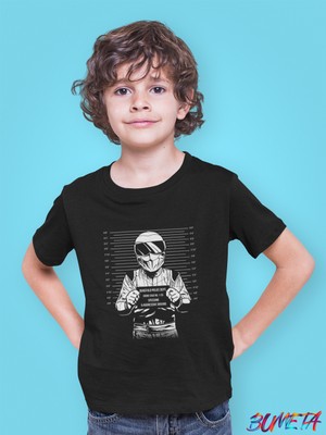Bumeta Dunsfold Polis Departmanı Suçlu Çocuk Tişört T-Shirt