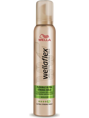 Wellaflex Silk & Finish Hold İpeksi Görünümlü Tutuş Sağlayan Saç Köpüğü Ultra Strong Hold 200 ML