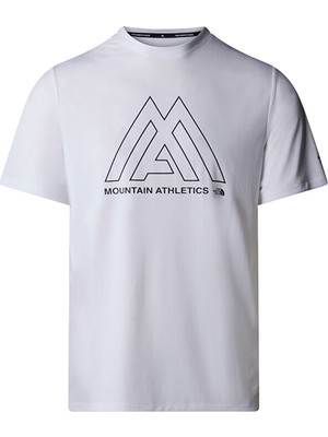 The North Face M Ma 24/7 S/s Tee Erkek Antrenman Tişörtü NF0A893ZFN41 Beyaz
