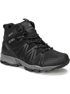 Lumberjack Shell Hi 4Pr Erkek Siyah-Siyah  (40-45) Waterproof  Su Geçirmez Softshell Bot Bağcıklı Düz Taban