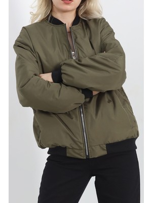 Hkn Amazing Unisex Bomber Ceket Haki - 20362.1761.