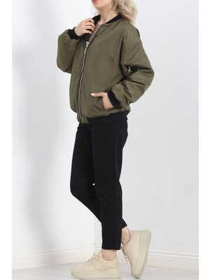 Hkn Amazing Unisex Bomber Ceket Haki - 20362.1761.