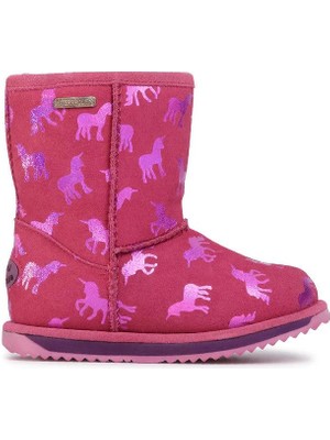 Emu Australia K12373 Rainbow Unicorn Brumby Deep Pink/rose Foncé Çocuk Bot