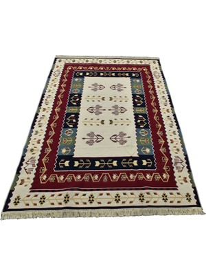 Yeni Çift Yüzlü Tasarım Lüks Büyük Makine Kilim 5196