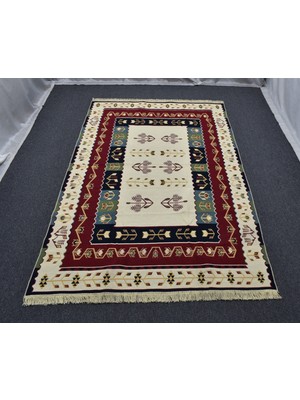 Yeni Çift Yüzlü Tasarım Lüks Büyük Makine Kilim 5196