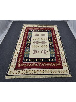 Yeni Çift Yüzlü Tasarım Lüks Büyük Makine Kilim 5196