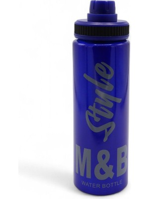 M&B Water Bottle Style Aliminyum Matara - Sıcak ve Soğuk Tutan Matara - Kamp Matarası