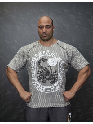 Natural Bol Kesim Bisiklet Yaka Tişört Big Sam 3146