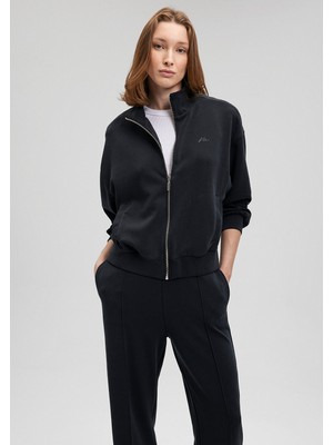 Sporty Lux Tencel TM Siyah Modal Sweatshirt1S10059-900