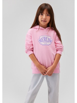 Berlin Baskılı Pembe Sweatshirt7S10061-71027