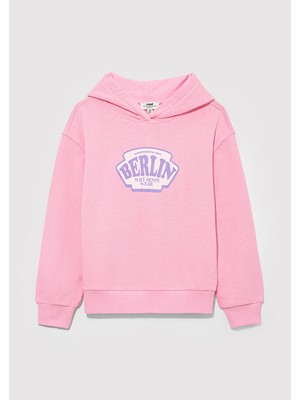 Berlin Baskılı Pembe Sweatshirt7S10061-71027