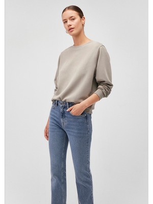 Bisiklet Yaka Gri SWEATSHIRT1S10181-86749