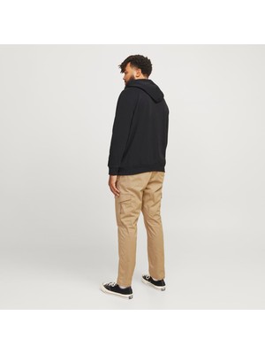 Jack & Jones Büyük Beden Logo Baskili Sweatshirt - Caleb