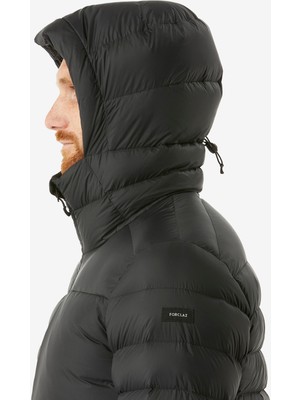 Decathlon Erkek Outdoor Trekking Kapüşonlu Şişme Mont - Kuş Tüyü - Mavi - MT500 -10 °c