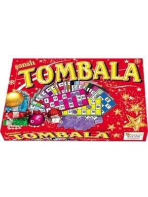Bundera Klasik Tombala Eğlenceli Tasarım Çok Oyunculu Yılbaşı Tombala Oyunu 3+ Yaş İçin