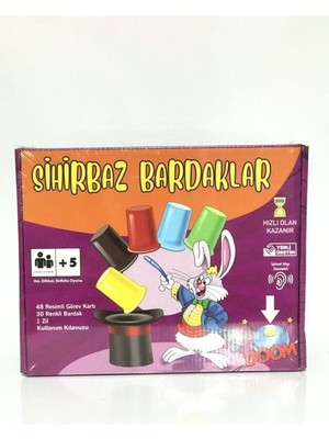 Bundera Sihirbaz Bardaklar Hız ve Dikkat Oyunu