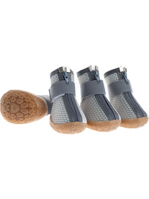 Paw Prints Köpek Ayakkabısı-Kaydırmaz Kauçuk Taban Köpek Ayakkabısı