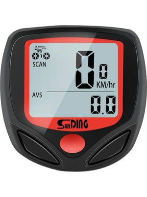 UmoTech Profesyonel Bisiklet Hız Göstergesi Su Geçirmez Dijital Hız ve Mesafe Ölçer