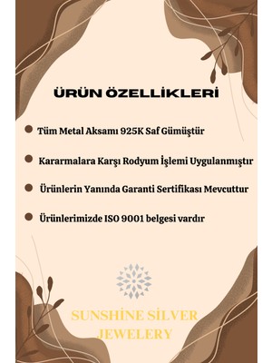 Sunshine 925 Ayar Rodyum Kaplamalı  Zirkon Taşlı ve Mineli,dönen Balık Modeli Tasarım Gümüş Kolye