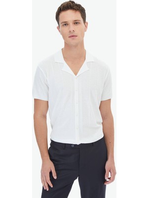 Kip Ekru Regular Fit Casual Gömlek