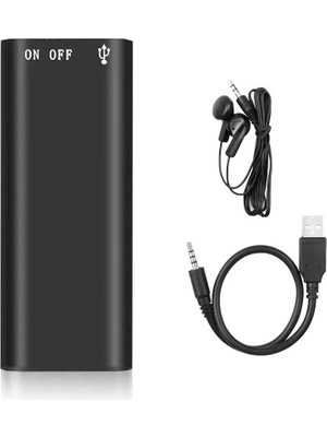 Beemen Süper Ultra Mini Profesyonel Ses Kayıt Cihazı 16GB Taşınabilir Tasarım ve USB Bağlantı
