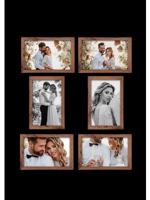 6 Adet 30X40 Çerçeve - Mdf A3 Çerçeve - Fotoğraf Çerçevesi - Poster Çerçevesi - Tablo Çerçevesi