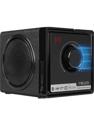 Mikado Bt-236 3W+3W Siyah Sd+Mmc+Fm Destekli Bluetooth Müzik Kutusu