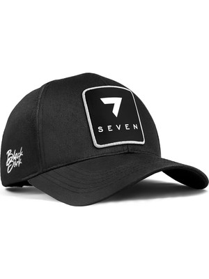 BlackBörk Six V1 Baseball 7 Numara - 5sb Kod Logolu Unisex Siyah Şapka