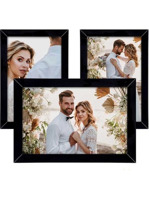 3 Adet 30X40 Çerçeve - Mdf A3 Çerçeve - Fotoğraf Çerçevesi - Poster Çerçevesi - Tablo Çerçevesi