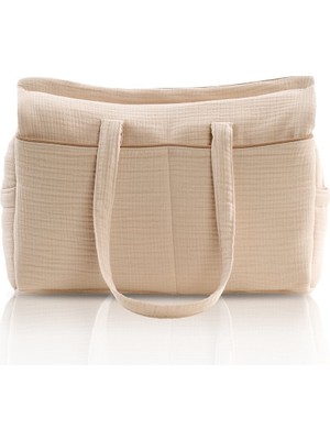 Tiny Lamb Bebek Bakım Çantası 4 Katlı Müslin Çantası 12 Cepli Çok Fonksiyonlu Anne Bebek Çantası