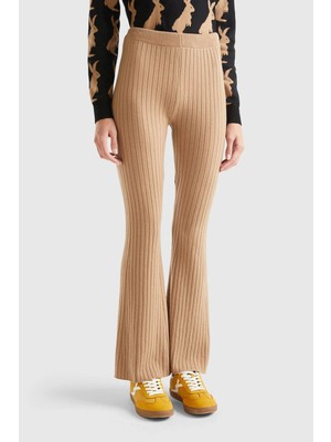 Bn_yün Karışımlı Regular Fit Triko Pantolon