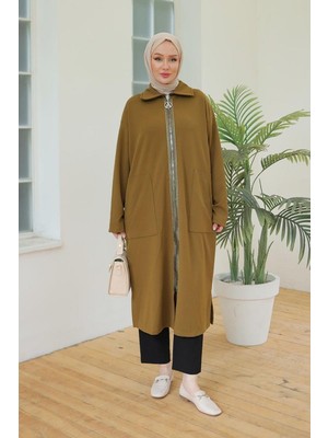 Armine Trend Aarmine 24Kt412 Arm Trend Tunik Yağyeşili