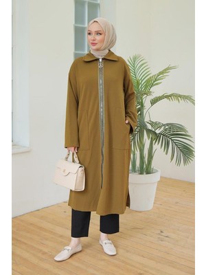 Armine Trend Aarmine 24Kt412 Arm Trend Tunik Yağyeşili