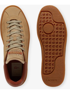 Lacoste Baseshot Premium Erkek Bej Sneaker 748SMA0007T Aaf