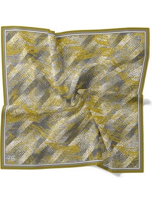 Levidor Tivil İpek Eşarp 4120 - 4 Gri Karışık Desen