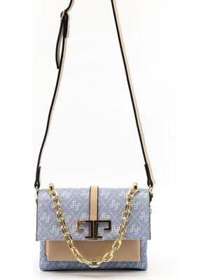 Silver & Polo Mavi - Ten SP1148 Kadın Çapraz Çanta