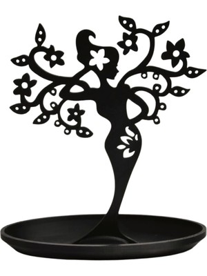NBShop Ağaç Perisi Tasarımlı Takı Standı - Takı Askılığı - Siyan