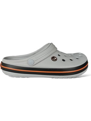 Liger Medikal Hemşire Sabo Terlik Gri-Turuncu Eva Malzemeden Konforlu Kullanım