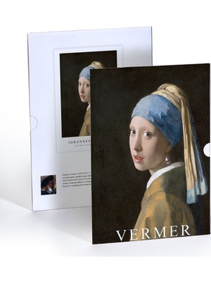 Guguk Girl With A Pearl Earring, Özel Tasarım Kılıflı, A4 Poster