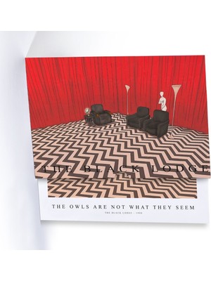 Guguk The Black Lodge, Özel Tasarım Kılıflı, A4 Poster