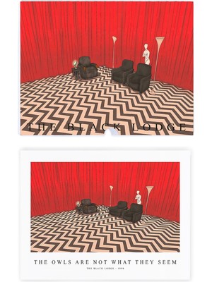 Guguk The Black Lodge, Özel Tasarım Kılıflı, A4 Poster