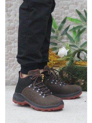 Scooter M4100 Kahve Anatomik Orijinal Ürün  Deri Su Geçirmez Erkek Bot