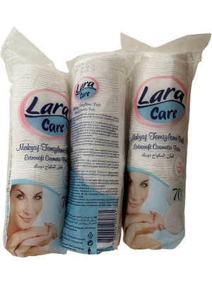 Lara Care Makyaj Temizleme Pamuğu 70'li x 8 Paket - 560 Adet