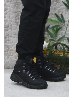 Scooter M4107 Siyah Anatomik Orijinal Ürün  Deri Su Geçirmez Erkek Bot