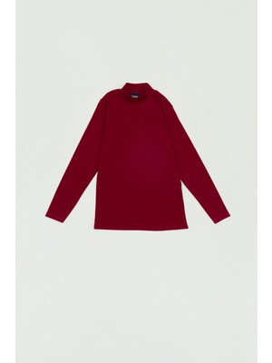 Basic Dik Yaka Kız Çocuk Body