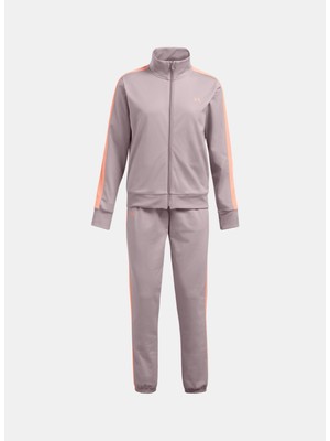 Under Armour Gri Kadın Normal Düz Eşofman Takımı 1365147-016 Tricot Tracksuit