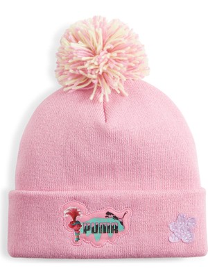 Puma Pembe Kadın Bere 02554202-PUMA x Trolls Beanie